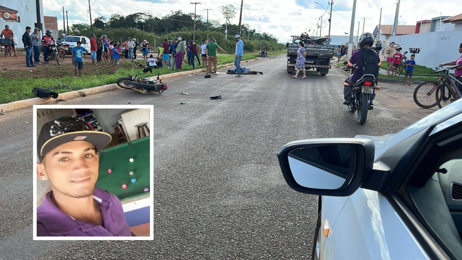 Homem que morreu após ter moto atingida por picape em avenida de Vilhena era acreano, tinha 33 anos e trabalhava como pedreiro