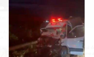 IDENTIFICADAS: técnica de enfermagem e idosa que morreram após acidente envolvendo ônibus e ambulância na BR 364 são de Jaru