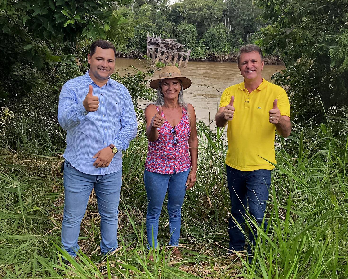 Deputado Luizinho Goebel anuncia construção de ponte na Linha 85, no distrito de Boa Esperança, em Chupinguaia