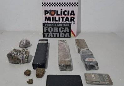 Com mochila abarrotada de maconha, que seria trazida para Vilhena, adolescente de 17 anos é apreendido em cidade de MT