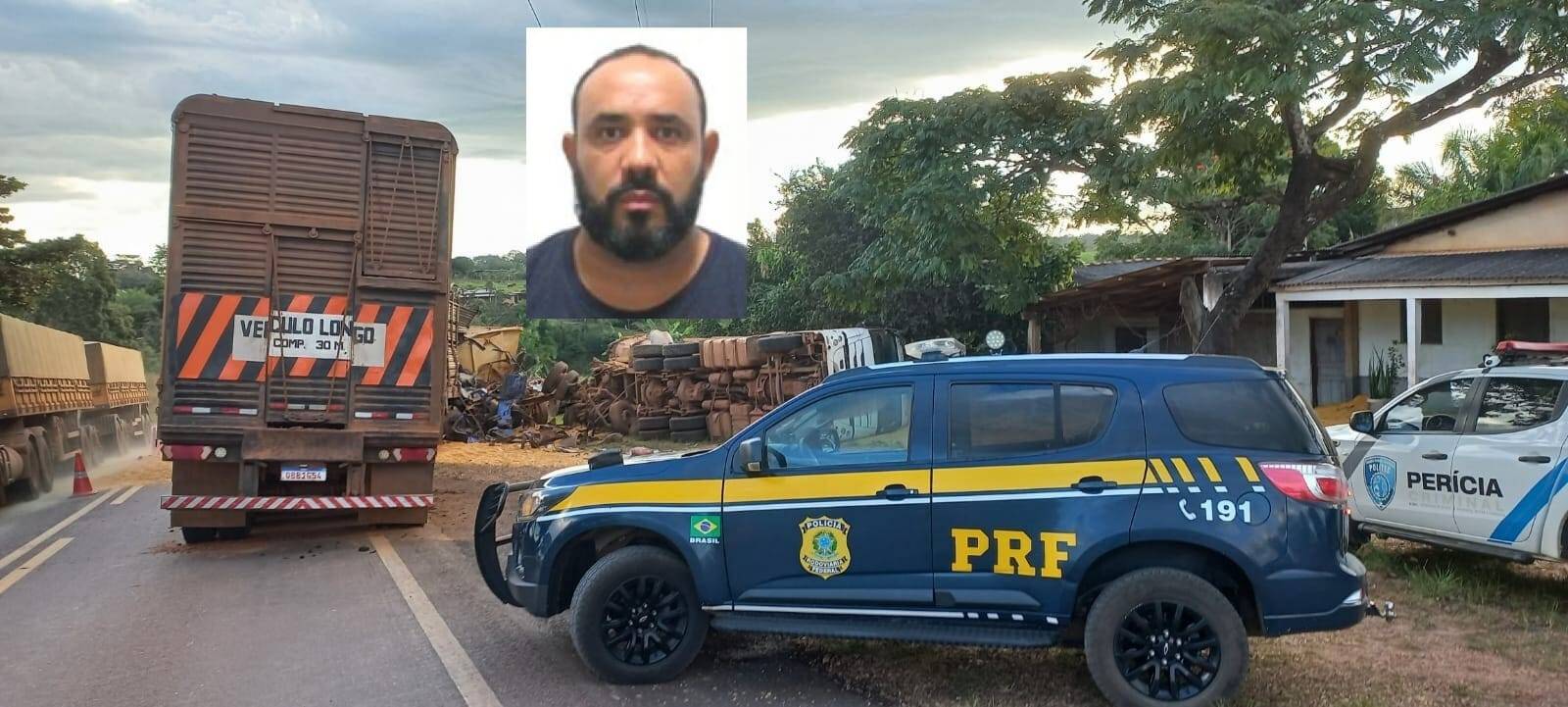 Caminhoneiro de 46 anos que morreu após acidente envolvendo carretas em rodovia do Cone Sul de Rondônia era morador de Cuiabá