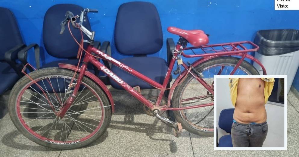 Um dia após ser filmado furtando em frente a casa de policial, em Vilhena, ladrão é preso novamente e solto horas depois