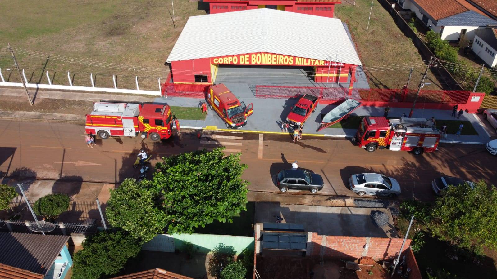 Homem vai ao quartel do Corpo de Bombeiros, desacata militares e guarnição da PM é acionada, em Vilhena