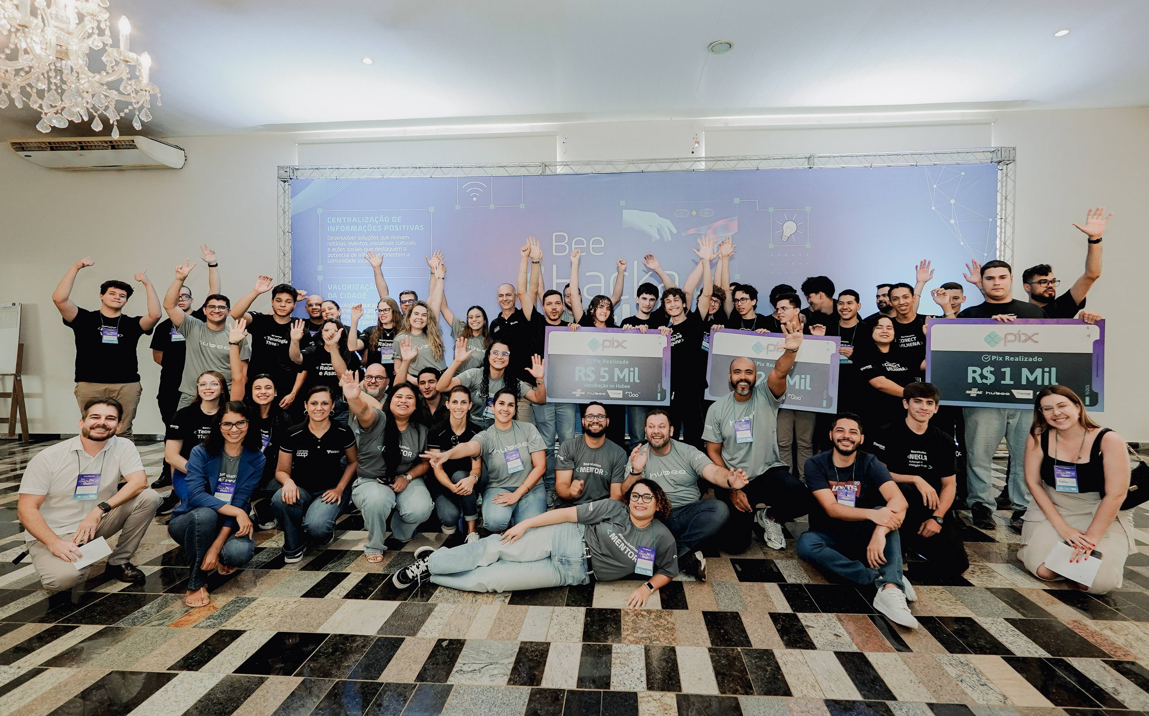 1º Bee Hackathon transforma Vilhena (RO) em polo de inovação e tecnologia revelando talentos da região