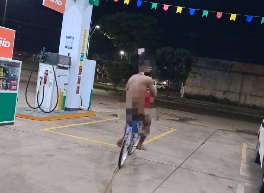 VÍDEO: homem filmado nu em posto de combustíveis em Vilhena comemora 35 anos hoje e vive drama com problemas mentais