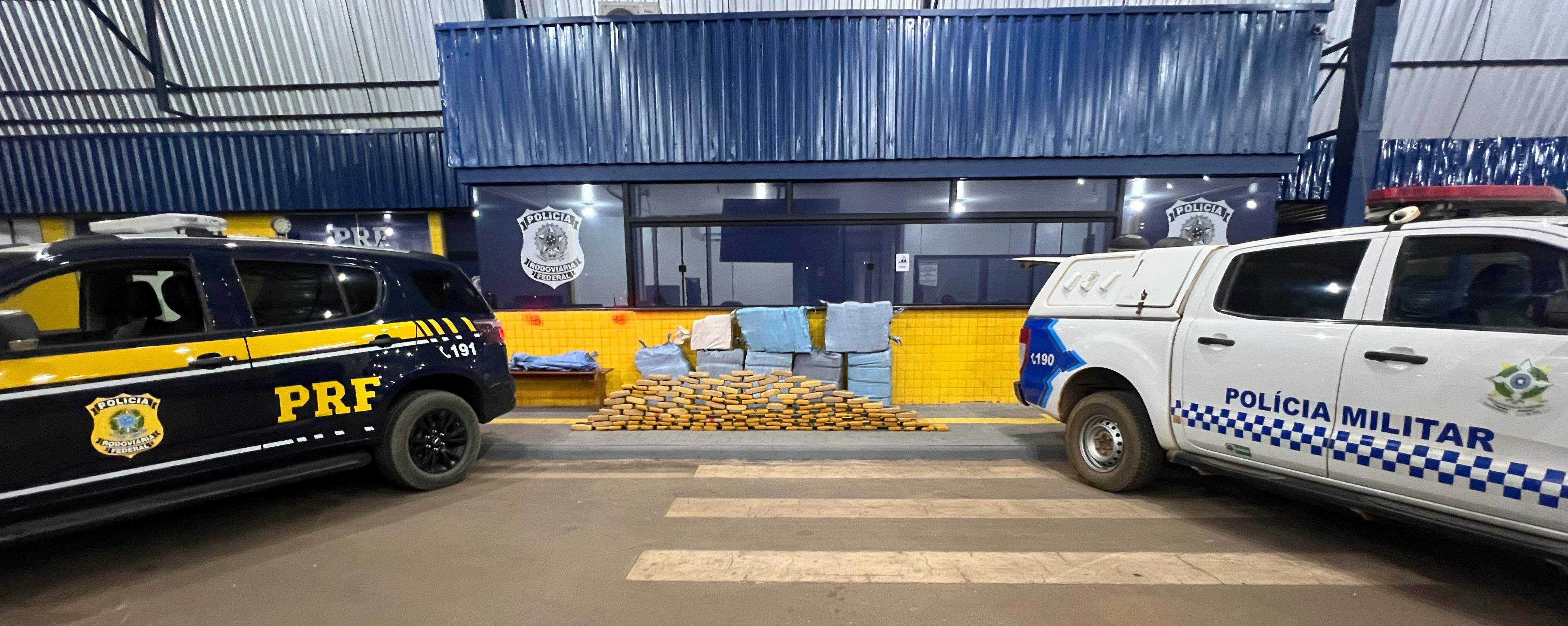 Caminhoneiro de 26 anos é preso em Vilhena, após ser flagrado transportando quase meia tonelada de “supermaconha”