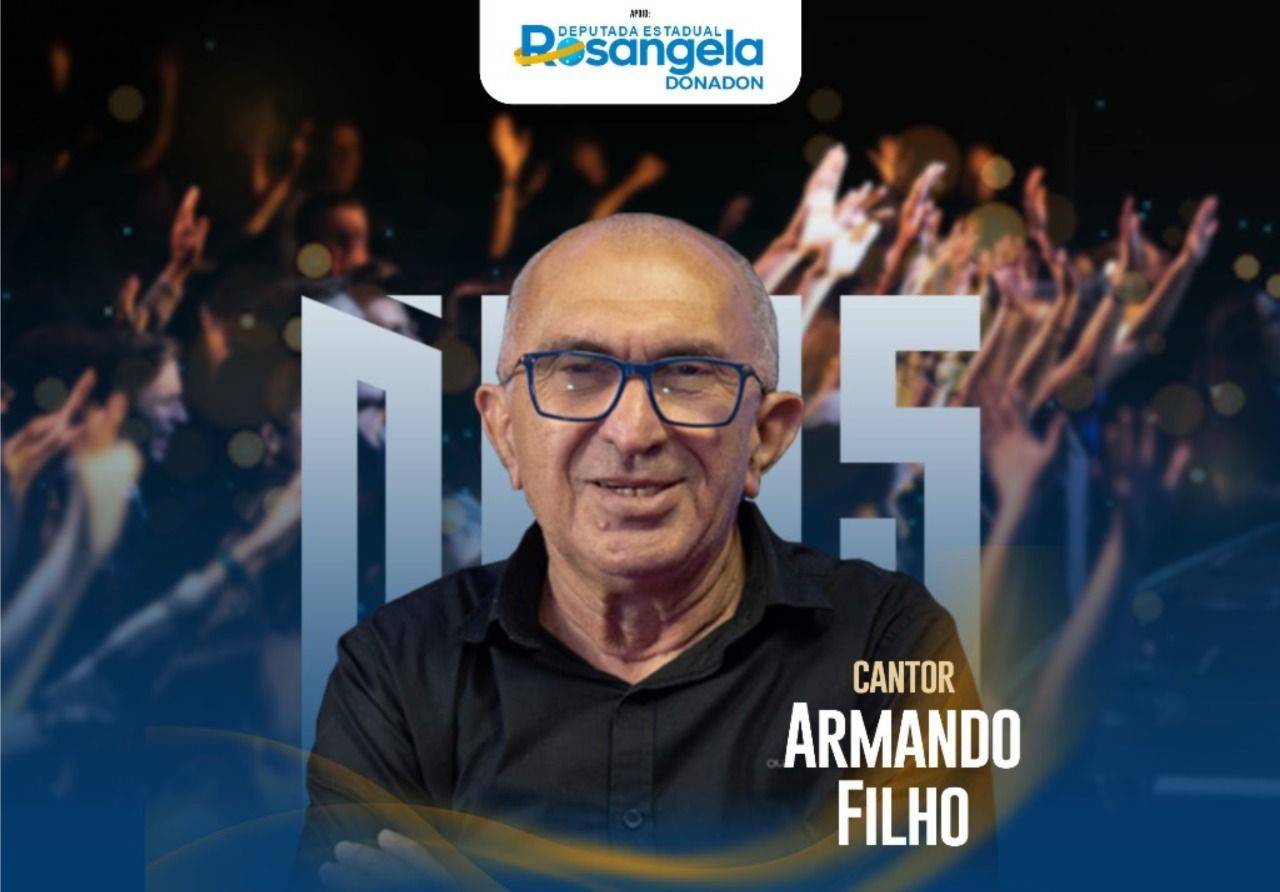 Deputada Rosangela Donadon acompanhará apresentações de louvor com o cantor Armando Filho em igrejas de Rondônia