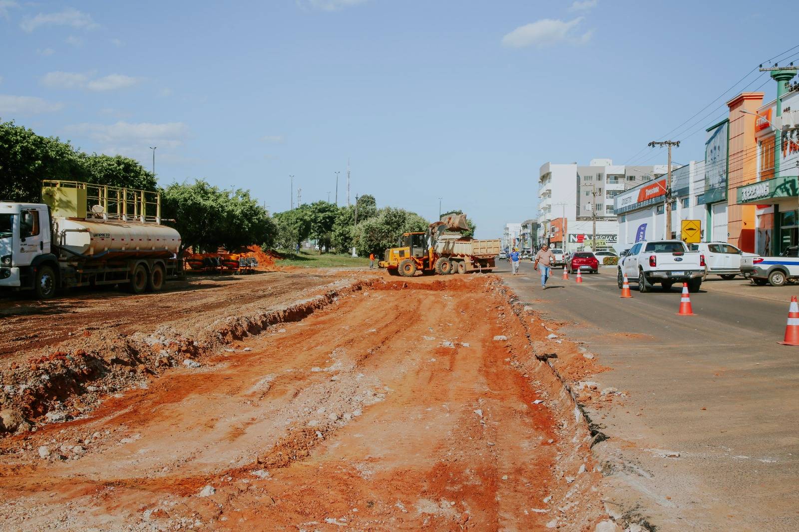 Prefeitura de Vilhena inicia construção de alças viárias de acesso à BR-364; obra vai “desafogar” tráfego em avenida no centro da cidade