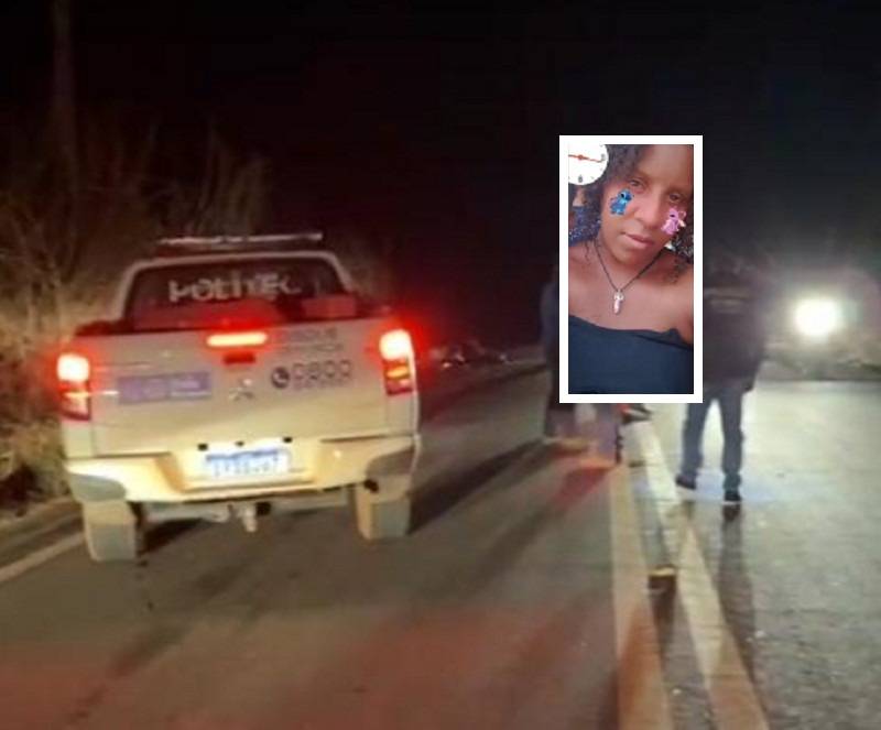 Em cidade na divisa de Mato Grosso com Rondônia, mulher de 32 anos é esmagada diante do marido e dos filhos ao atravessar rodovia