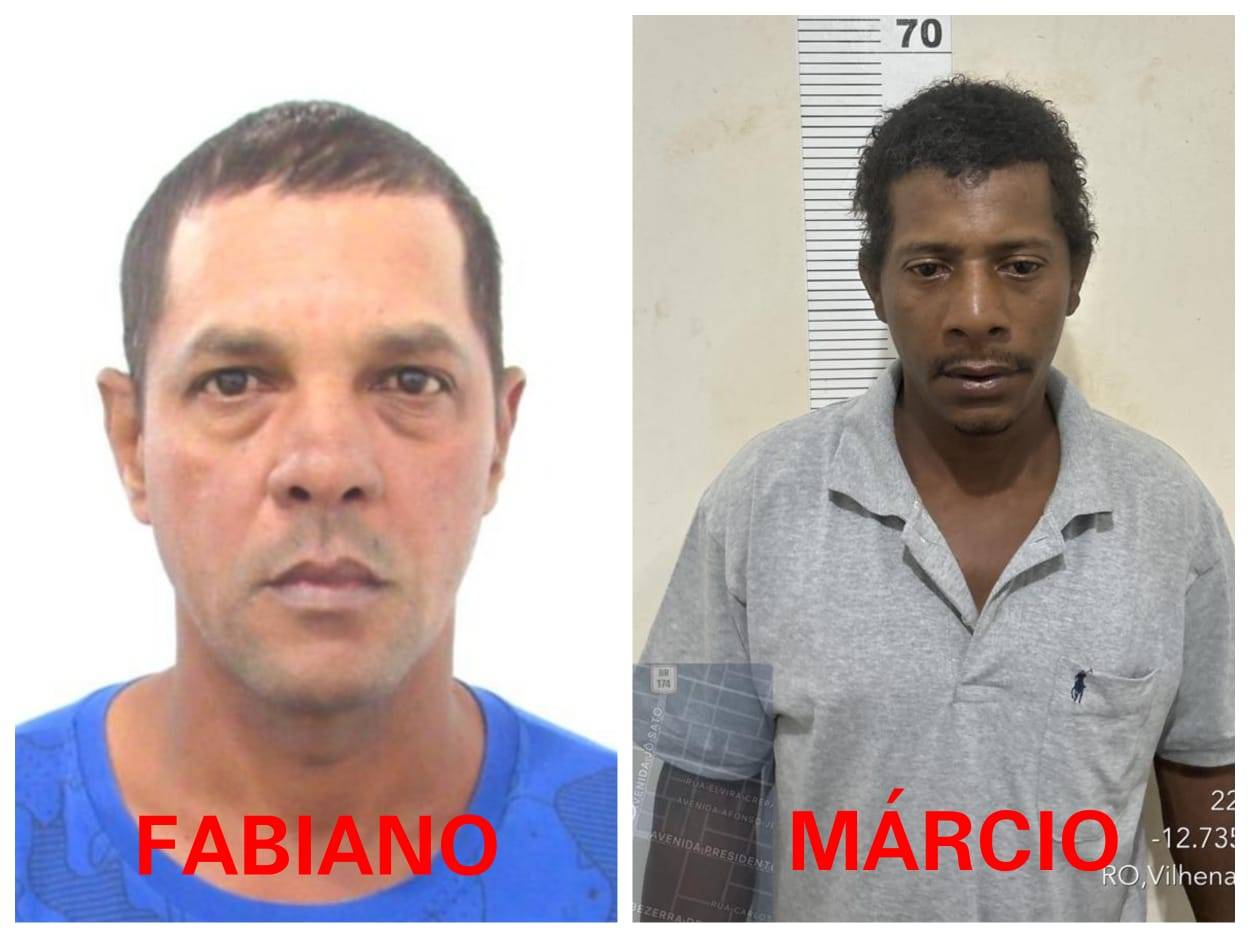 Polícia Civil divulga fotos de suspeitos de homicídio brutal em Vilhena e pede ajuda; mangueira de jardim furtada teria motivado o crime