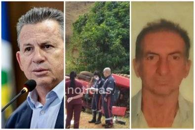 Irmão do governador de Mato Grosso morre esmagado por trator no interior de Goiás; Jamil Mendes tinha 65 anos