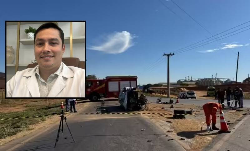 VÍDEO: médico que atuava em Vilhena e Cerejeiras e morreu após carro bater na traseira de caminhão em MT será sepultado no ES