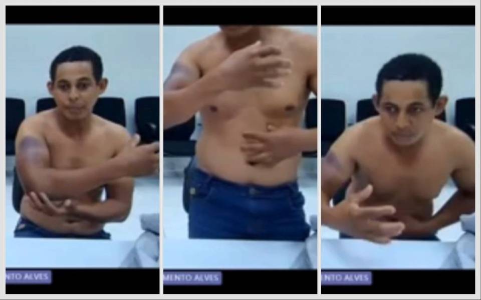ASSISTA VÍDEO: participante de assalto a banco em MT preso em Vilhena diz ter sido torturado em fazenda próxima à cidade