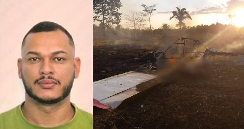 ASSISTA VÍDEO: era de Rondônia e recém-formado, o piloto que morreu carbonizado após queda de “avião experimental” em cidade de MT