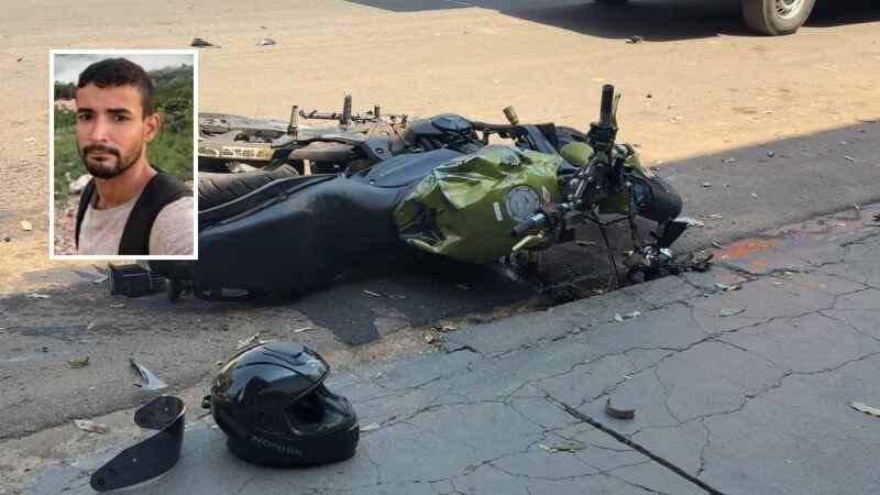VÍDEO: acidente de moto que matou ex-morador de Rondônia em cidade de MT foi registrado por câmera de monitoramento