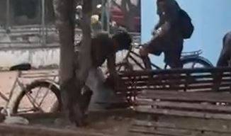 VÍDEO: homem atingido por facada em praça que atrai usuários de drogas e já foi palco de tragédias em Vilhena seria servidor do município