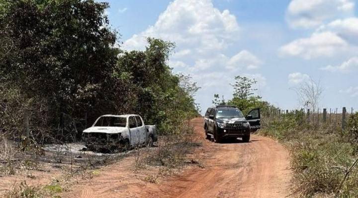 MACABRO: local onde três corpos foram encontrados carbonizados fica perto de onde vilhenense morreu executado a tiros em Mato Grosso