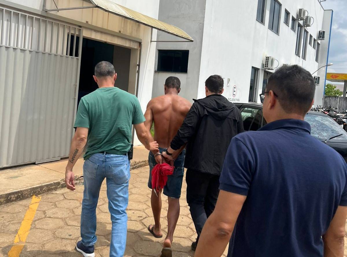 Acusado de ajudar a matar pedreiro de 42 anos com socos, chutes e golpes de capacete é preso em Vilhena