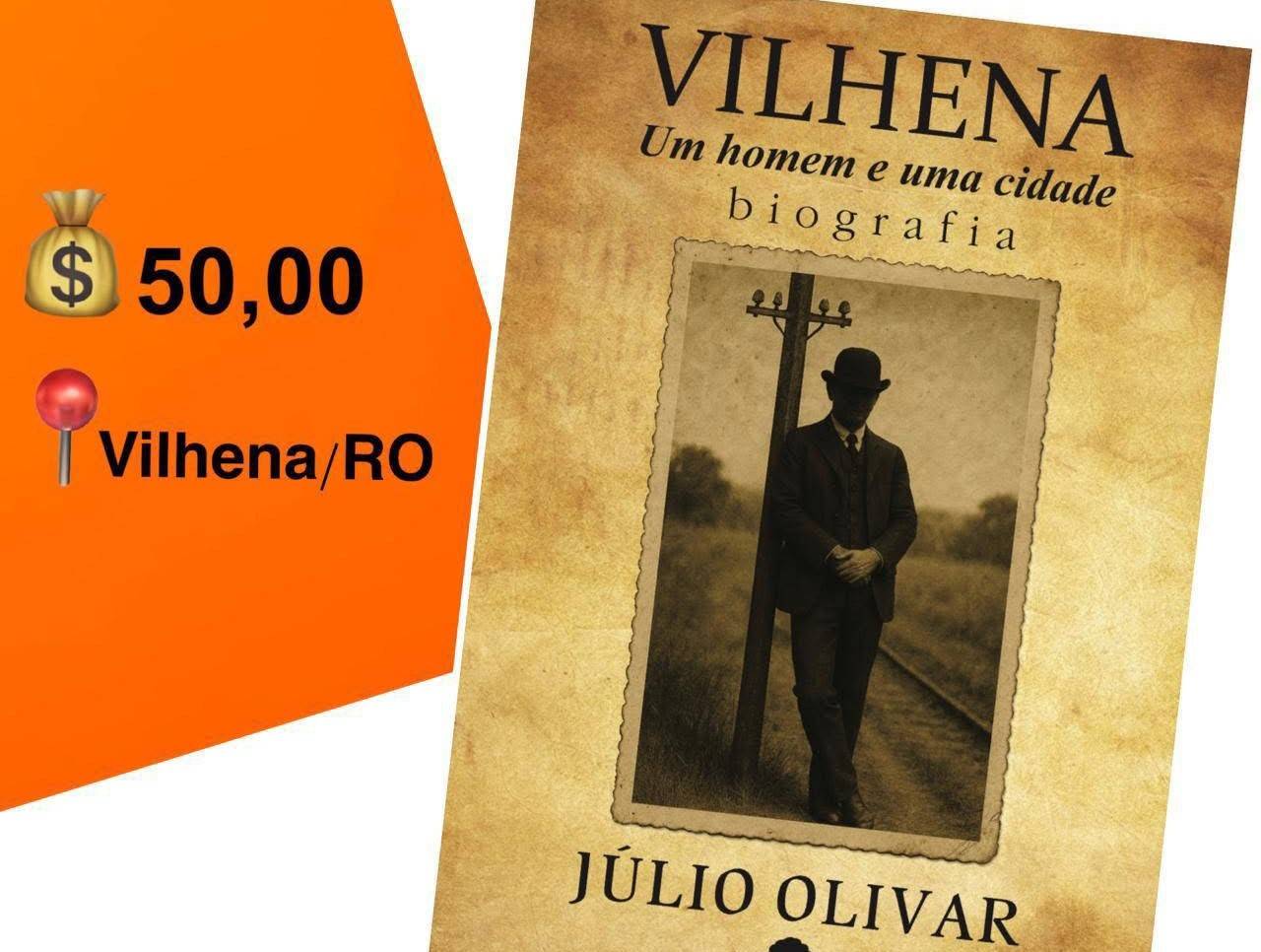 VILHENA: escritor lança livro que conta a história do engenheiro maranhense que deu nome à maior cidade do Sul de Rondônia