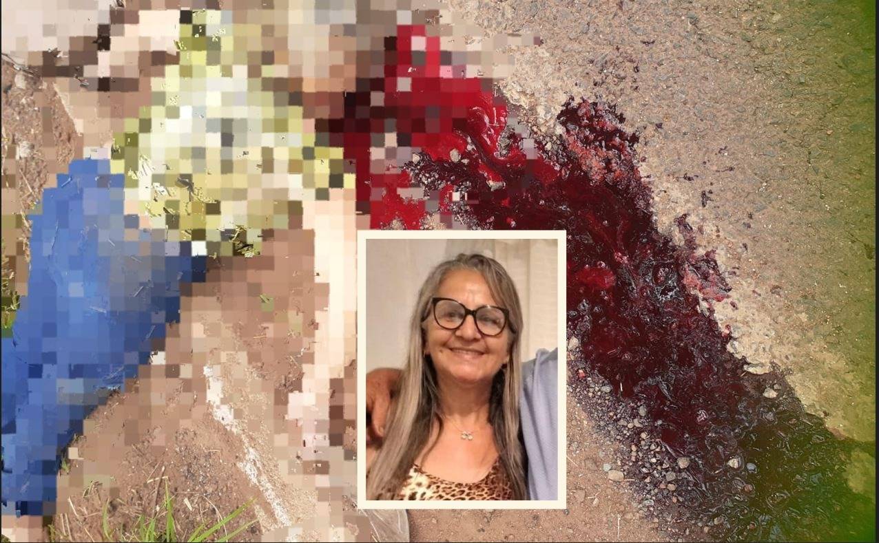 URGENTE: mulher de 59 anos morre em rodovia federal nas proximidades de Cerejeiras; pneu de motocicleta teria estourado