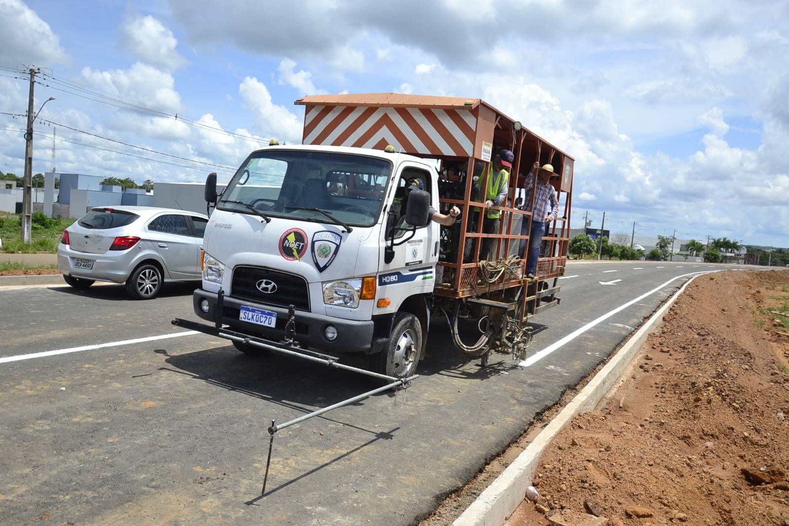 Em obras, BR-174 terá trânsito modificado a partir da semana que vem, em Vilhena; prefeitura alerta condutores