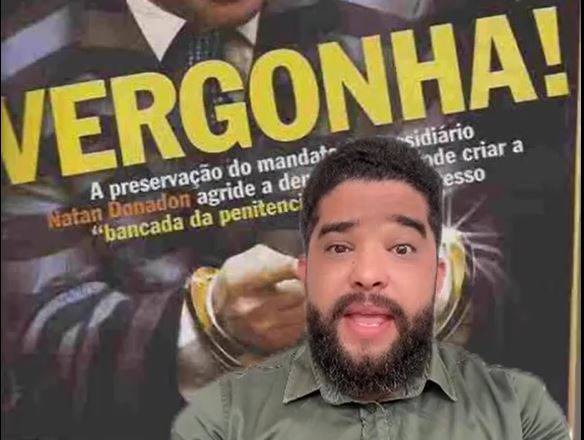 ASSISTA: ex-deputado reage à publicação de vídeo nas redes sociais e é denunciado na polícia por produtor de conteúdo, em Vilhena