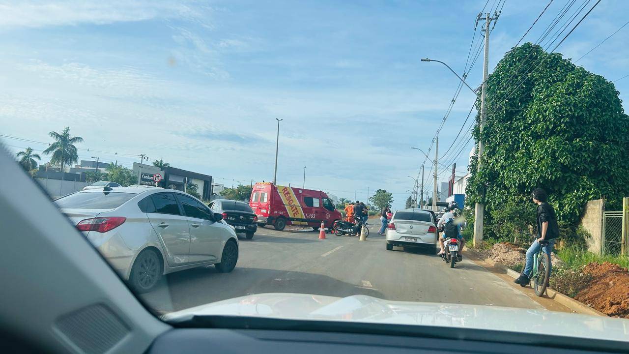 Primeiro acidente ne BR 174, em Vilhena, após conclusão de obras, foi grave: motociclista de 53 anos está intubada e aguardando vaga na UTI