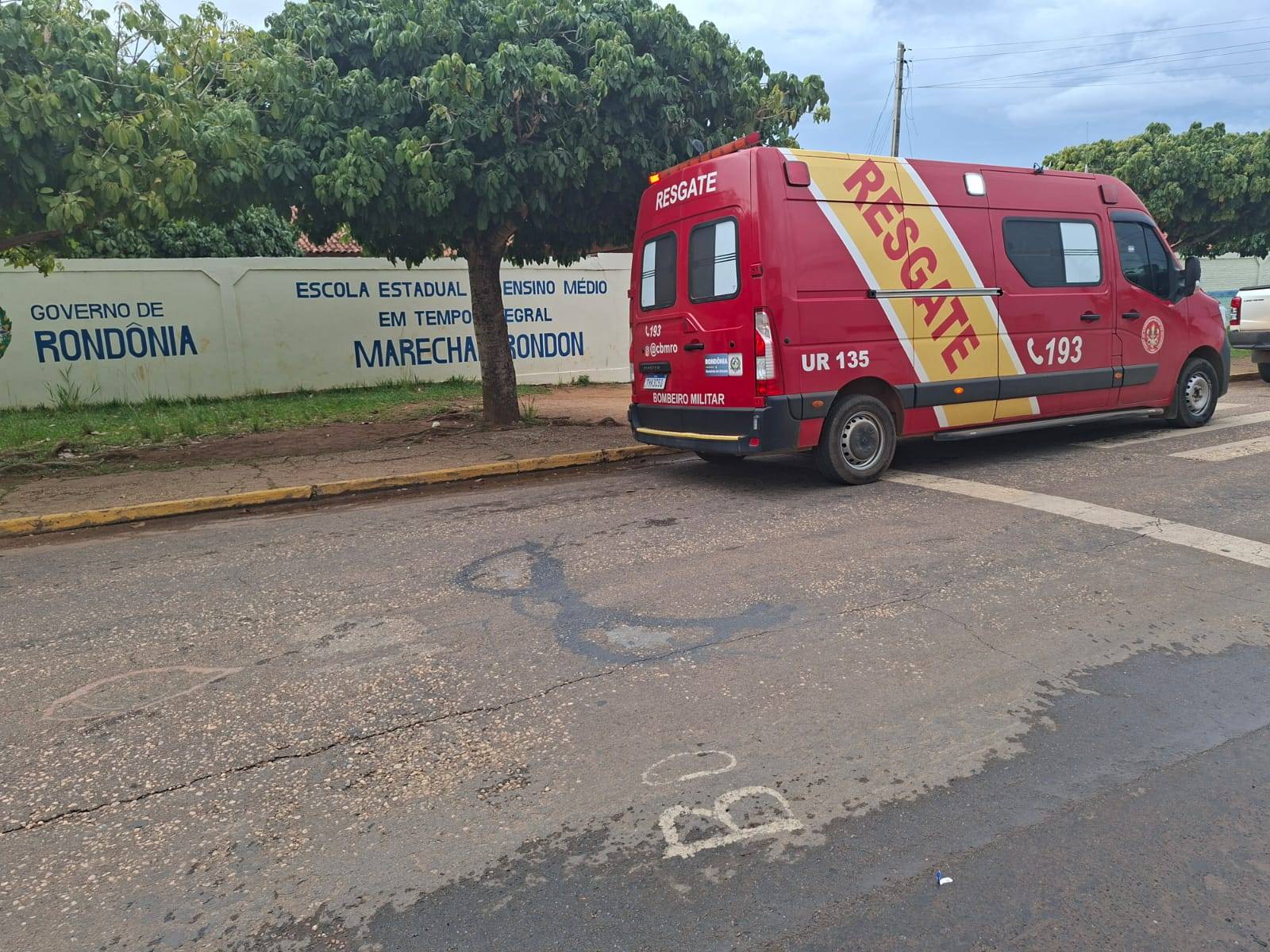 Colegas acionam Corpo de Bombeiros após professora sofrer “pico de pressão” e desmaiar em escola estadual de Vilhena