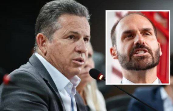 ASSISTA VÍDEOS: após ser criticado por governador de MT, Eduardo Bolsonaro chama Mauro Mendes de “frouxo”, “covarde” e “bosta”