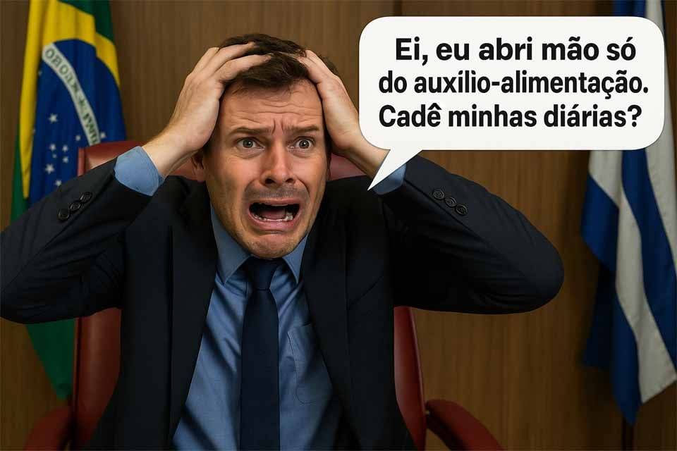 No interior de RO, vereador que abriu mão do auxílio-alimentação e também perdeu diárias vai à justiça -e perde outra vez!