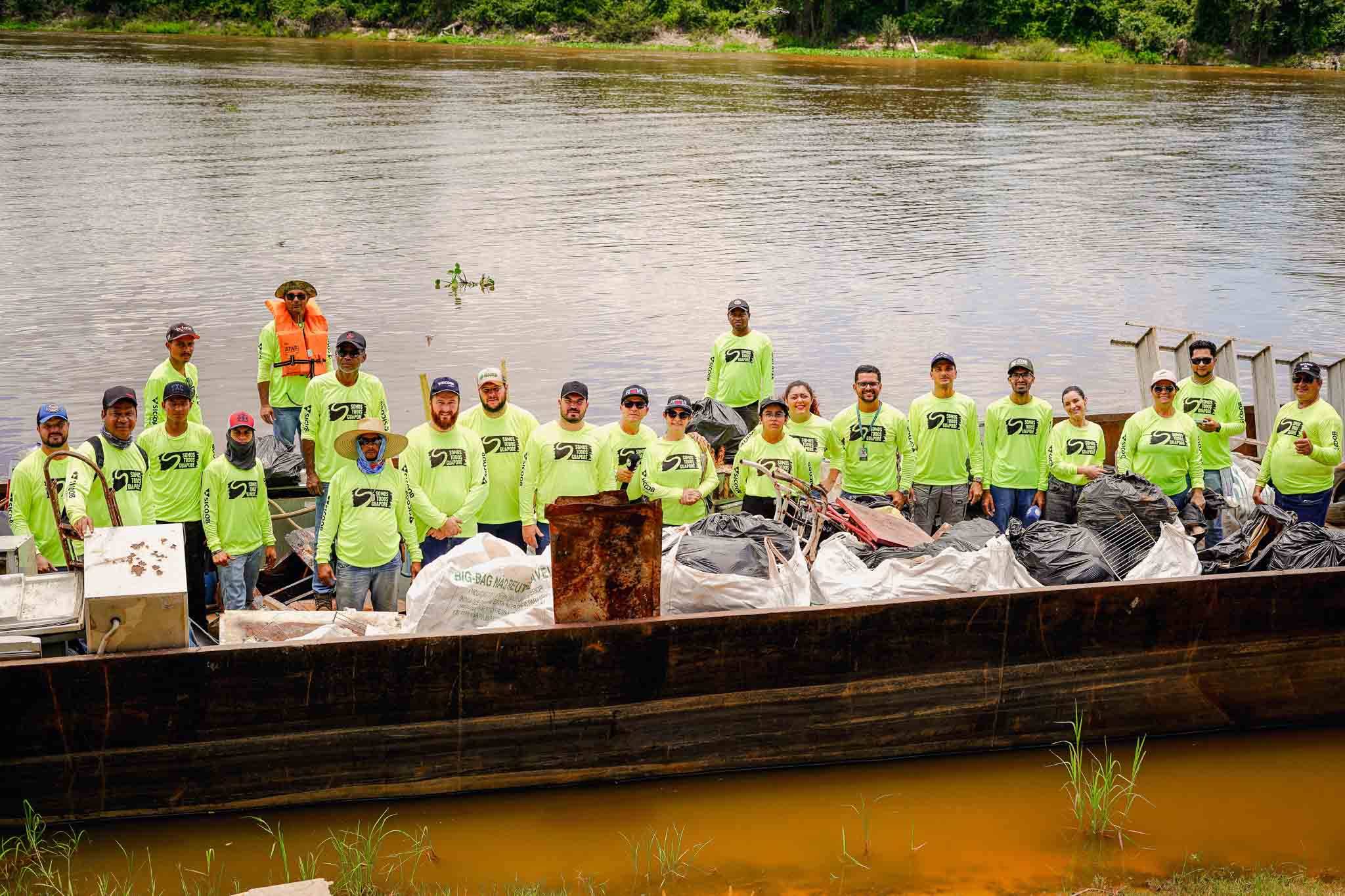 Ação ‘Somos Todos Guaporé’ recolhe 2 toneladas de resíduos e reforça consciência ambiental em Pimenteiras do Oeste (RO)