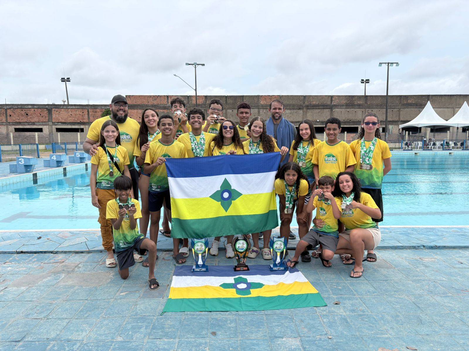 Atletas vilhenenses são medalhistas na Etapa Final do Circuito Rondoniense de Natação, em Porto Velho