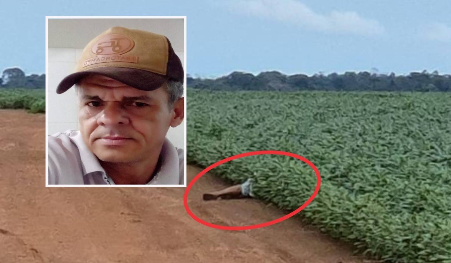 Após deixar esposa e sogra na cidade, caseiro é assassinado quando voltava para o sítio próximo à área urbana de Vilhena