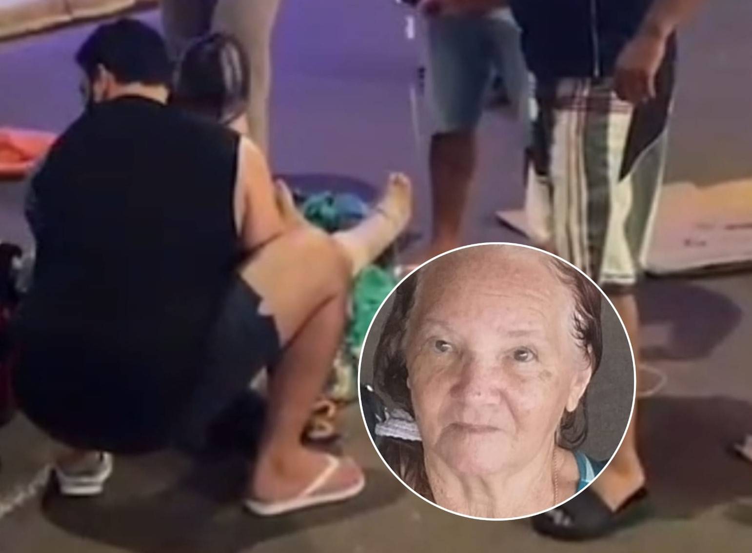 VÍDEO: mulher de 78 anos é atropelada e morre a espera de resgate, em Cacoal; jornalista denunciou baixo efetivo do Corpo de Bombeiros