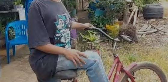 Ladrão que inferniza bairros de Vilhena é pego em flagrante por moradores e recebe aviso macabro: “vaza daqui ou vai morrer”