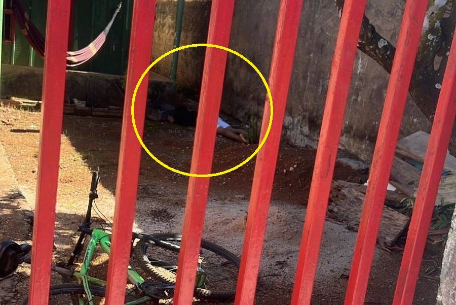 URGENTE: corpo masculino é encontrado dentro de quintal, em Vilhena; vizinhos escutaram tiros na noite anterior