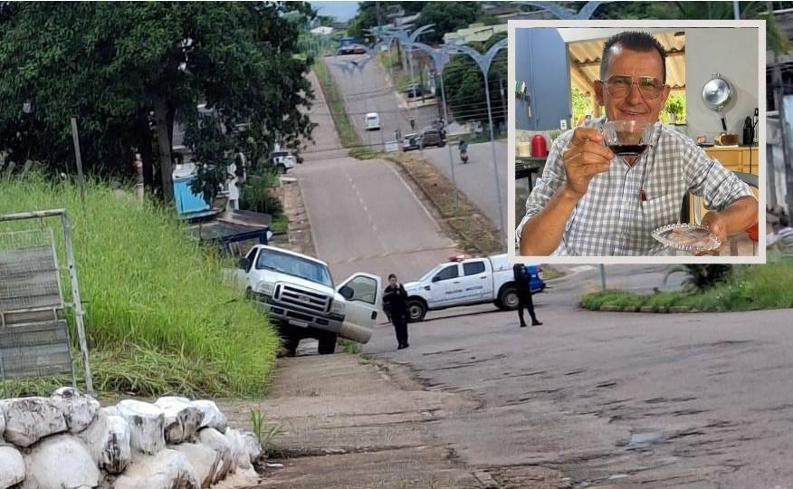 VÍDEO: ex-prefeito de Colorado do Oeste morre atropelado pela própria caminhonete, que havia sido estacionada desengatada em ladeira