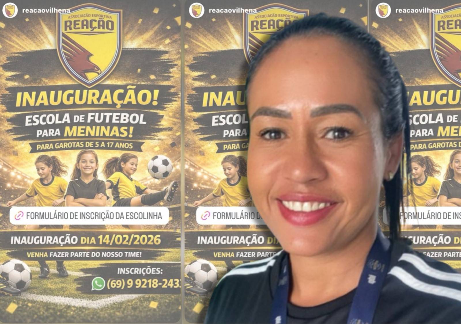 Prestes a lançar escolinha futebol para meninas em Vilhena, desportista acredita na atividade como ferramenta de transformação