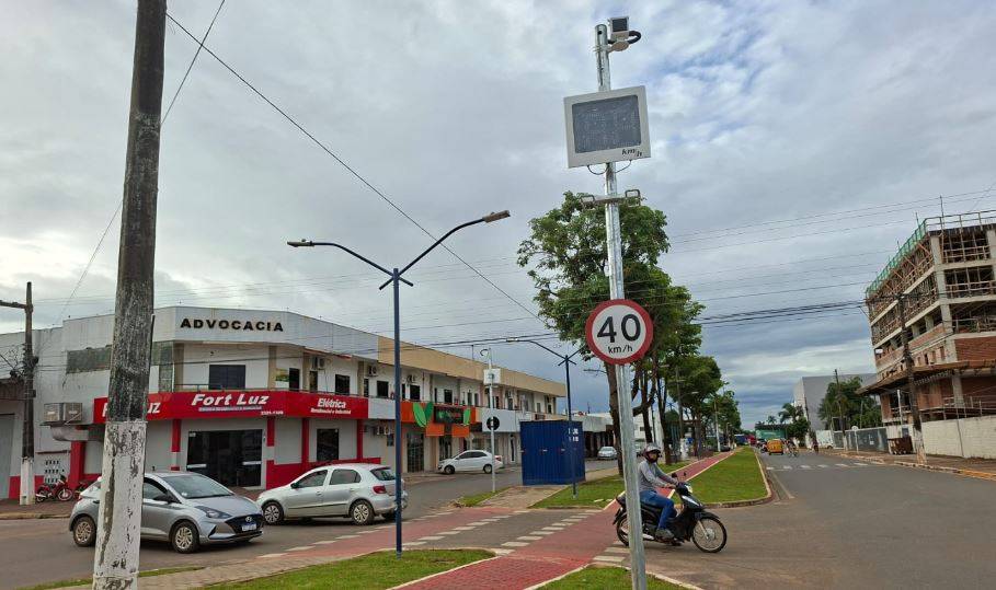Em apenas 2 dias de funcionamento, radares de velocidade multam mais de 1.800 condutores em Vilhena; veja locais com maiores índices