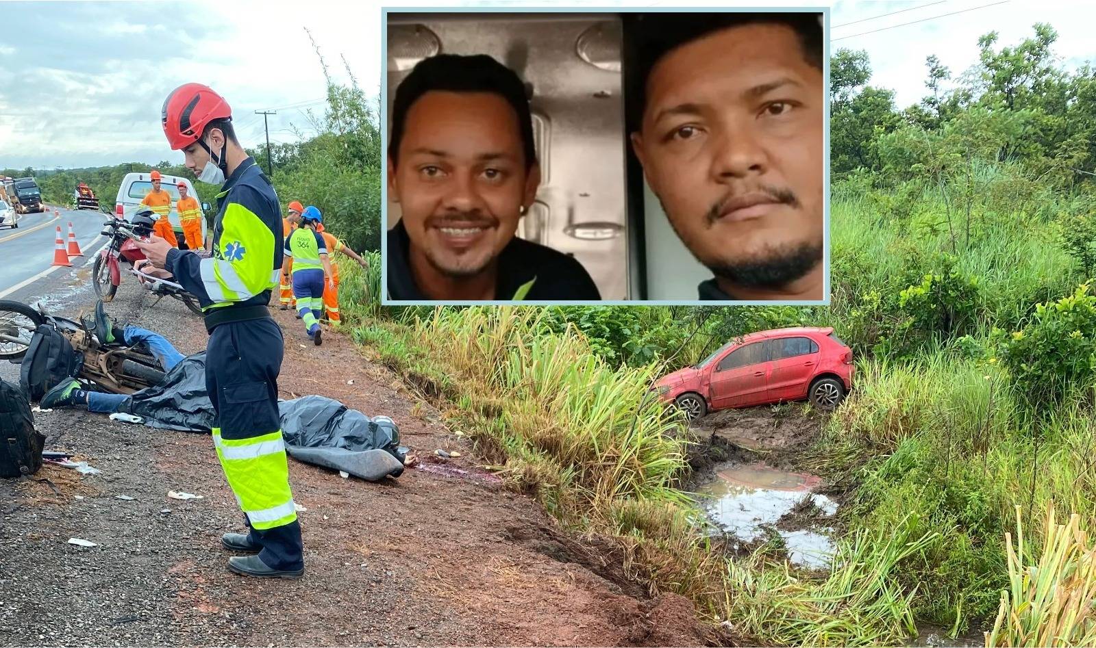 Identificados os dois homens que morreram após motoneta ser atingida por caminhão na BR 364, entre Vilhena e Pimenta Bueno
