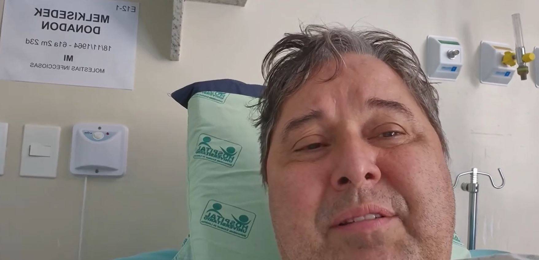 ASSISTA: internado em hospital no Paraná, ex-prefeito de Vilhena grava vídeo e revela luta contra doença autoimune