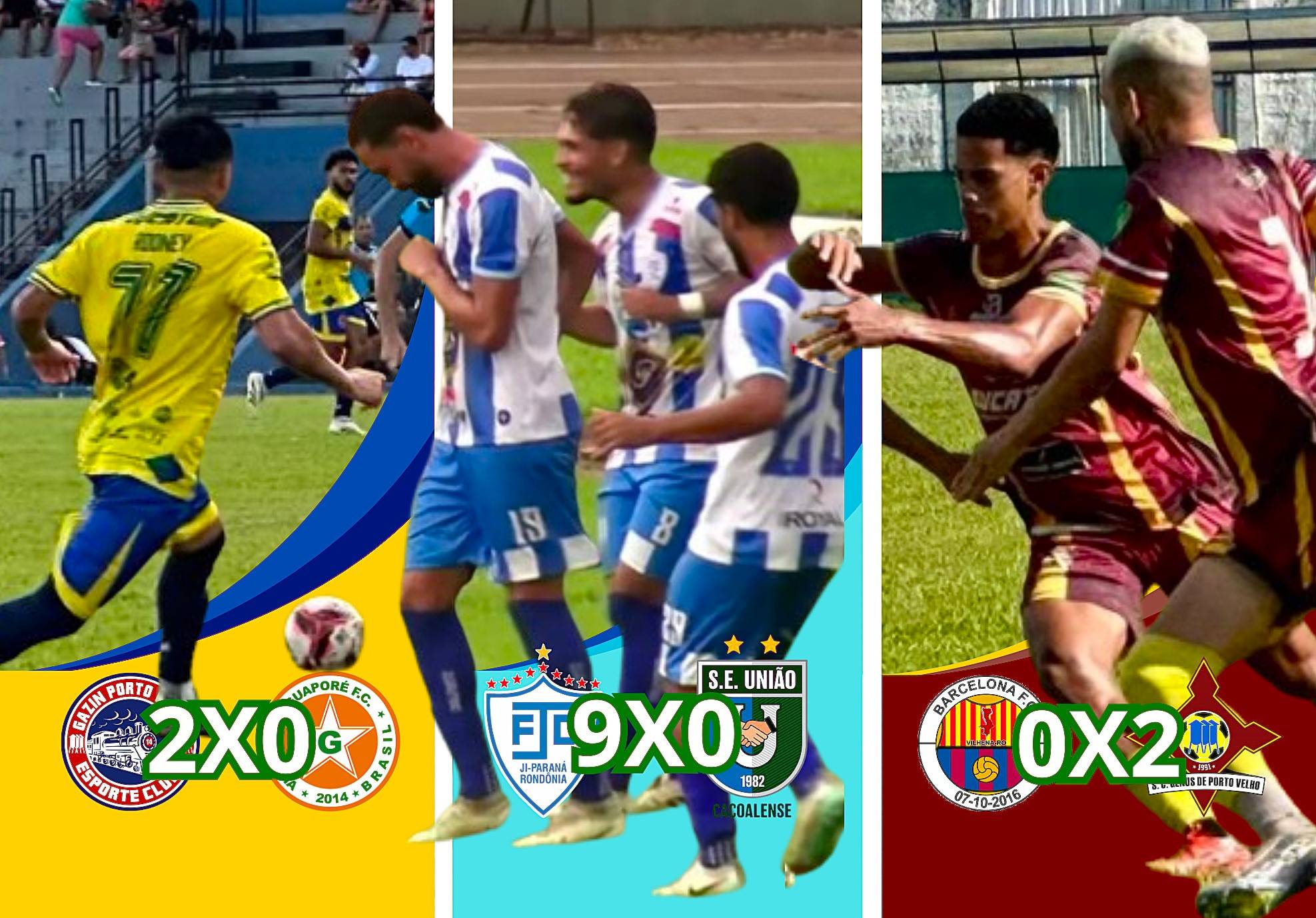 Implacável: Ji-Paraná aplica goleada histórica e decreta queda do União Cacoalense para 2ª Divisão do Rondoniense