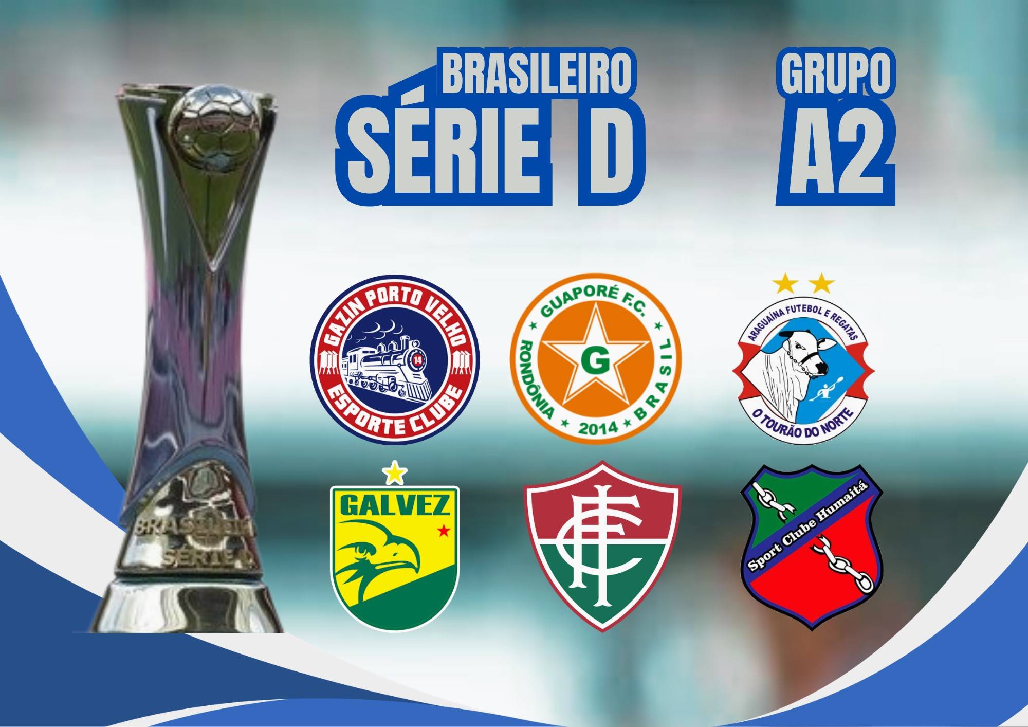 Rondonienses, acreanos e tocantinenses se enfrentam na 1ª Fase do Brasileiro Série D 2026