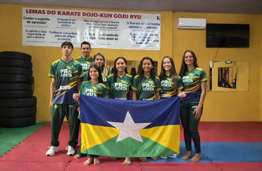 Atletas de Rondônia representam o Brasil no Campeonato Mundial de Karatê WKA 2026 na Europa
