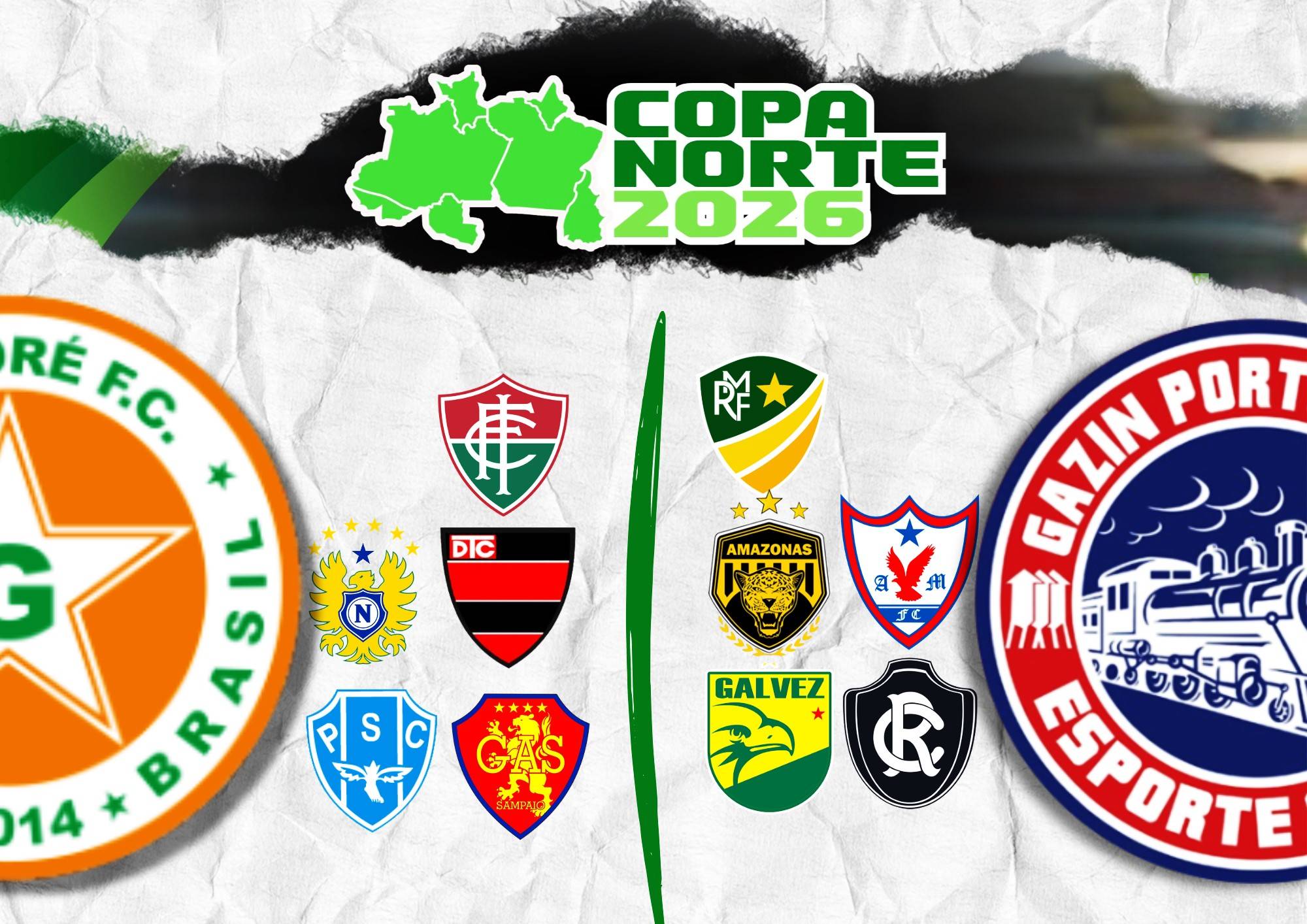 Copa Norte 2026: Guaporé estreia hoje fora de casa e Porto Velho recebe o Remo na quinta-feira