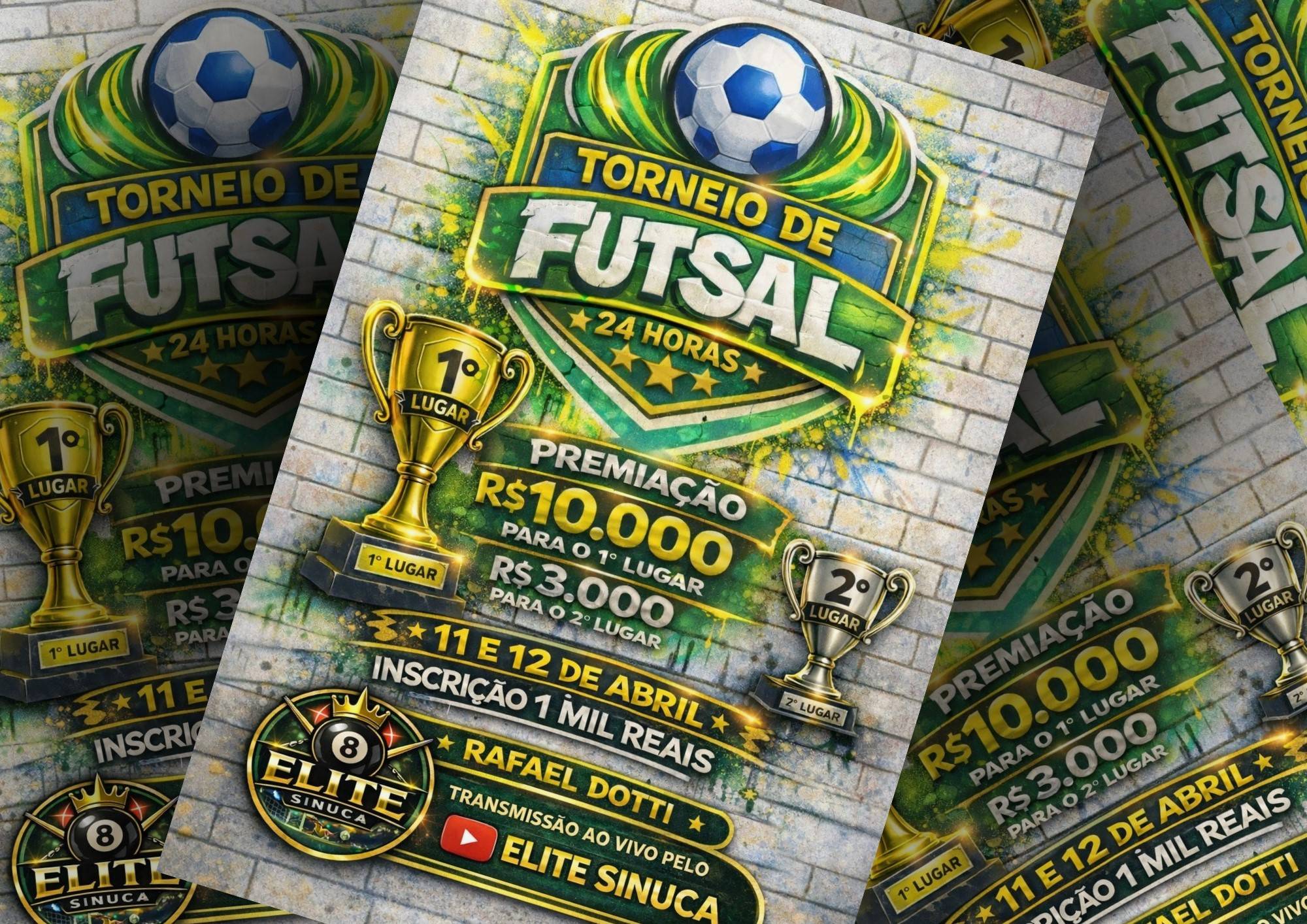 Com premiação de R$ 13 mil aos finalistas, Torneio de Futsal 24 Horas promete agitar Vilhena em abril