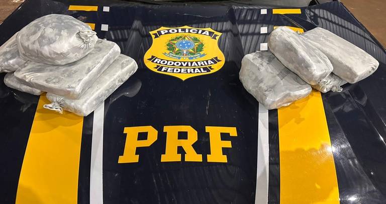 Em revista a ônibus que ia de Porto Velho para Cuiabá, PRF apreende 10 kg de supermaconha na BR 364, em Vilhena