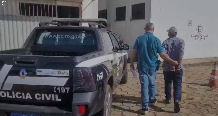Polícia Civil de Vilhena prende homem suspeito de abusar sexualmente da própria neta, uma menina de apenas 12 anos