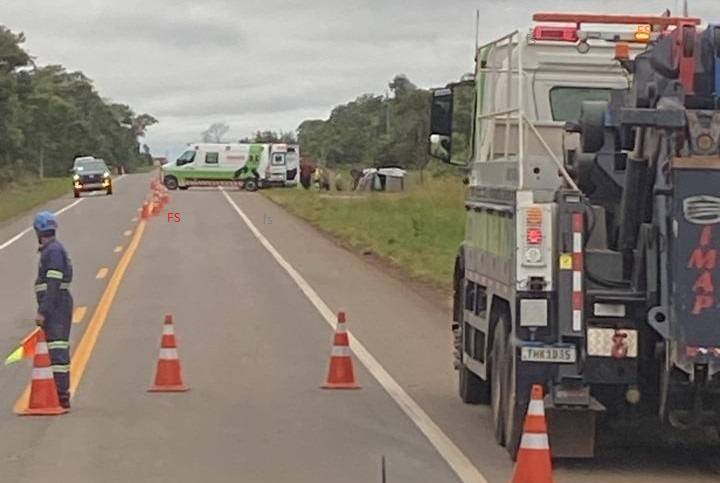 URGENTE: acidente na BR 364 entre Vilhena e Pimenta Bueno teria deixado mulher morta e homem em estado grave