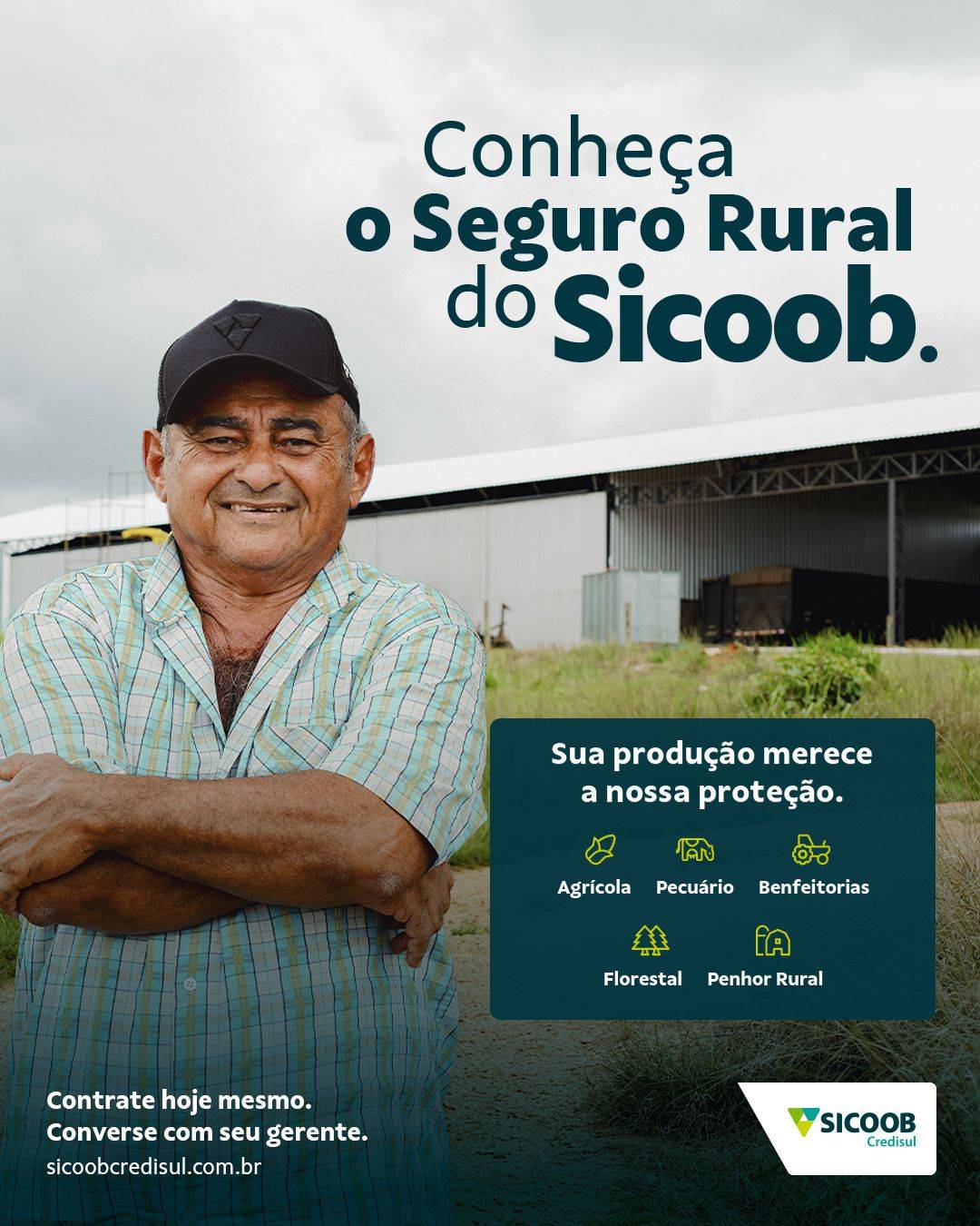 Seguro Rural do Sicoob evita prejuízo para produtor rural após barracão ser destruído por tempestade em Vilhena (RO)